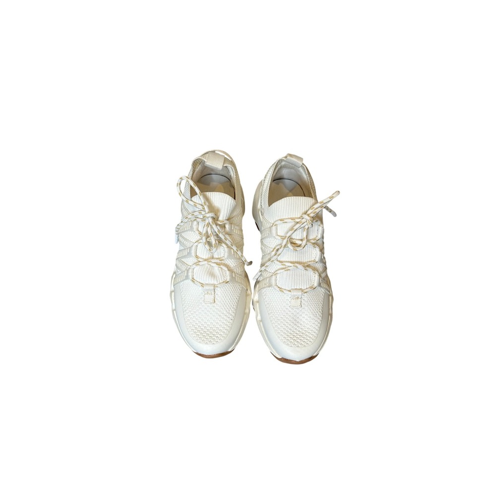 Madewell MWL Cloudlift Knit Sneakers Antique White Gum Sole Womens Chunky Shoe